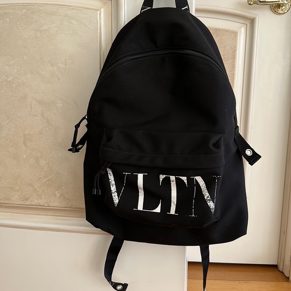 Valentino Black VLTN backpack